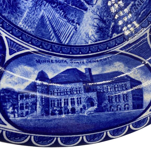 Vintage MINNEAPOLIS, Minn Souvenir Plate Landmarks Rowland & Marsellus Co. - Picture 3 of 12